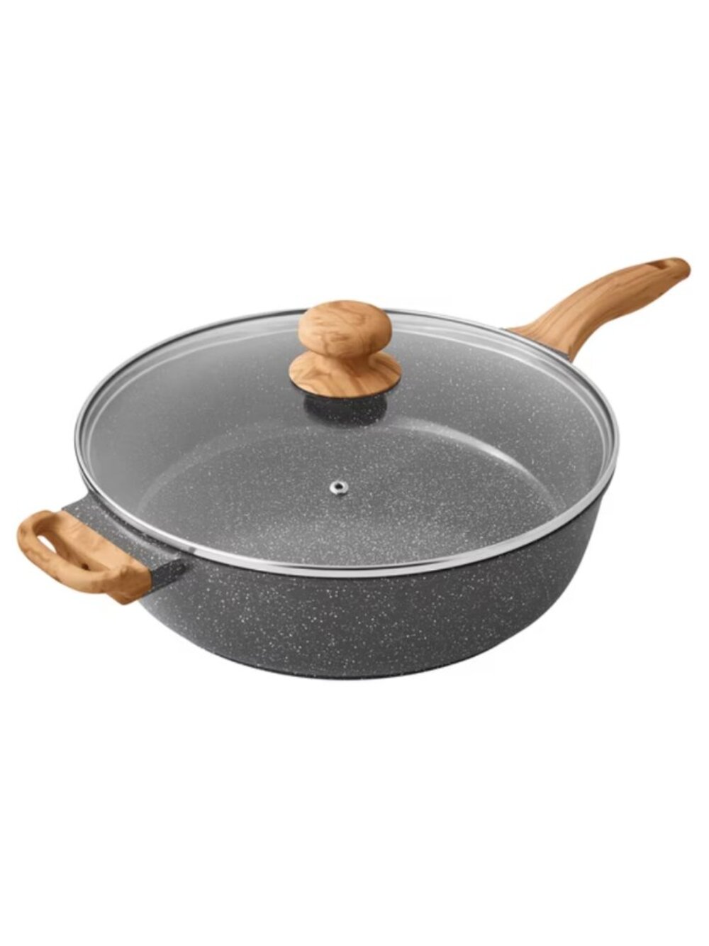 The Pioneer Woman Charcoal Prairie Signature Cast Aluminum Jumbo Cooker with Lid